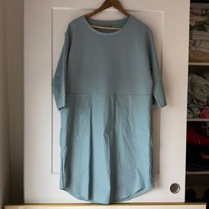 Never worn COS shirt dress - teal